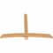 Ekena Millwork Bellingham Timber Gable Bracket, Western Red Cedar, 84"W x 56"H x 3 1/2"D x 5 1/2"F, 16/12 Pitch GBW084X56X0406BEL00SWR - alternate 2